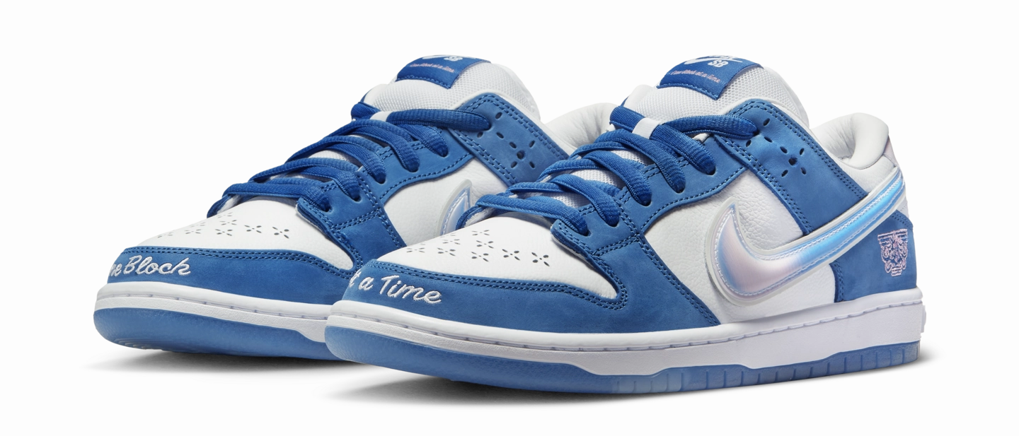 Asics Shoes Seattle Nike SB Dunk low Born x Raised One Block At A Time