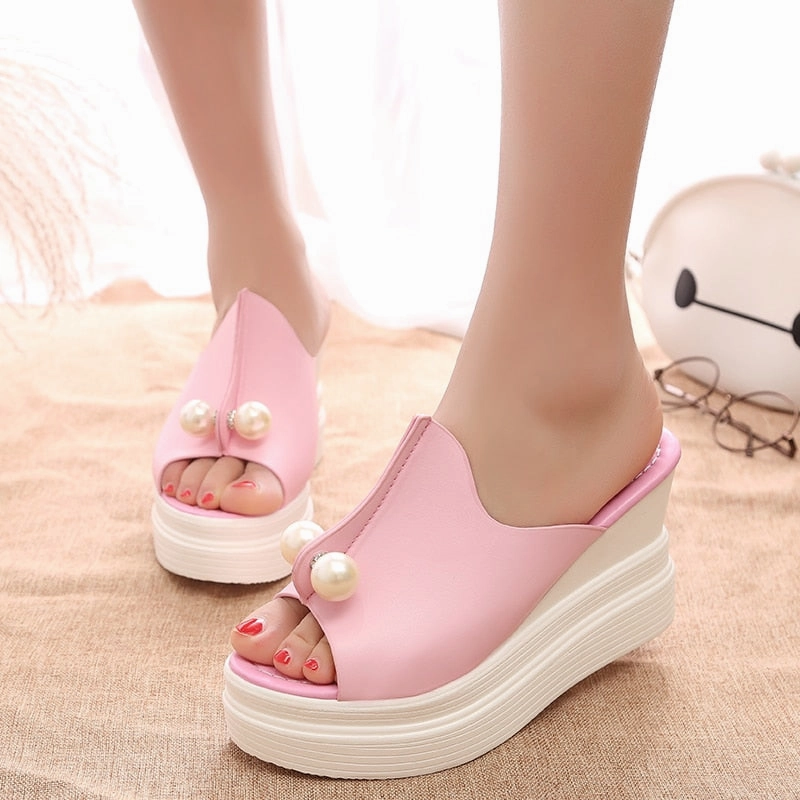 Platform Sandals / Summer Sandal Slippers /Shoes for women Bomba Slippers