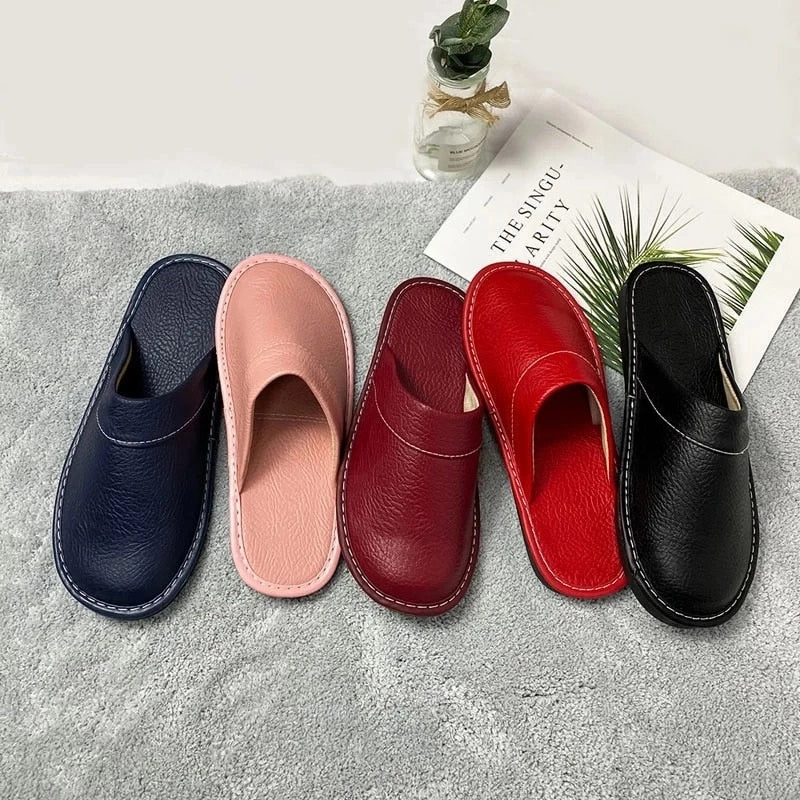 Cuzcare Men Fashionable Slippers Nonslip Autumn Winter Shoes Mia Slides