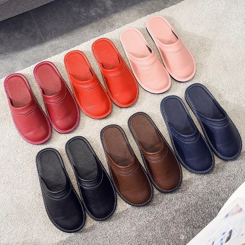 Cuzcare Men Fashionable Slippers Nonslip Autumn Winter Shoes Me Slippers