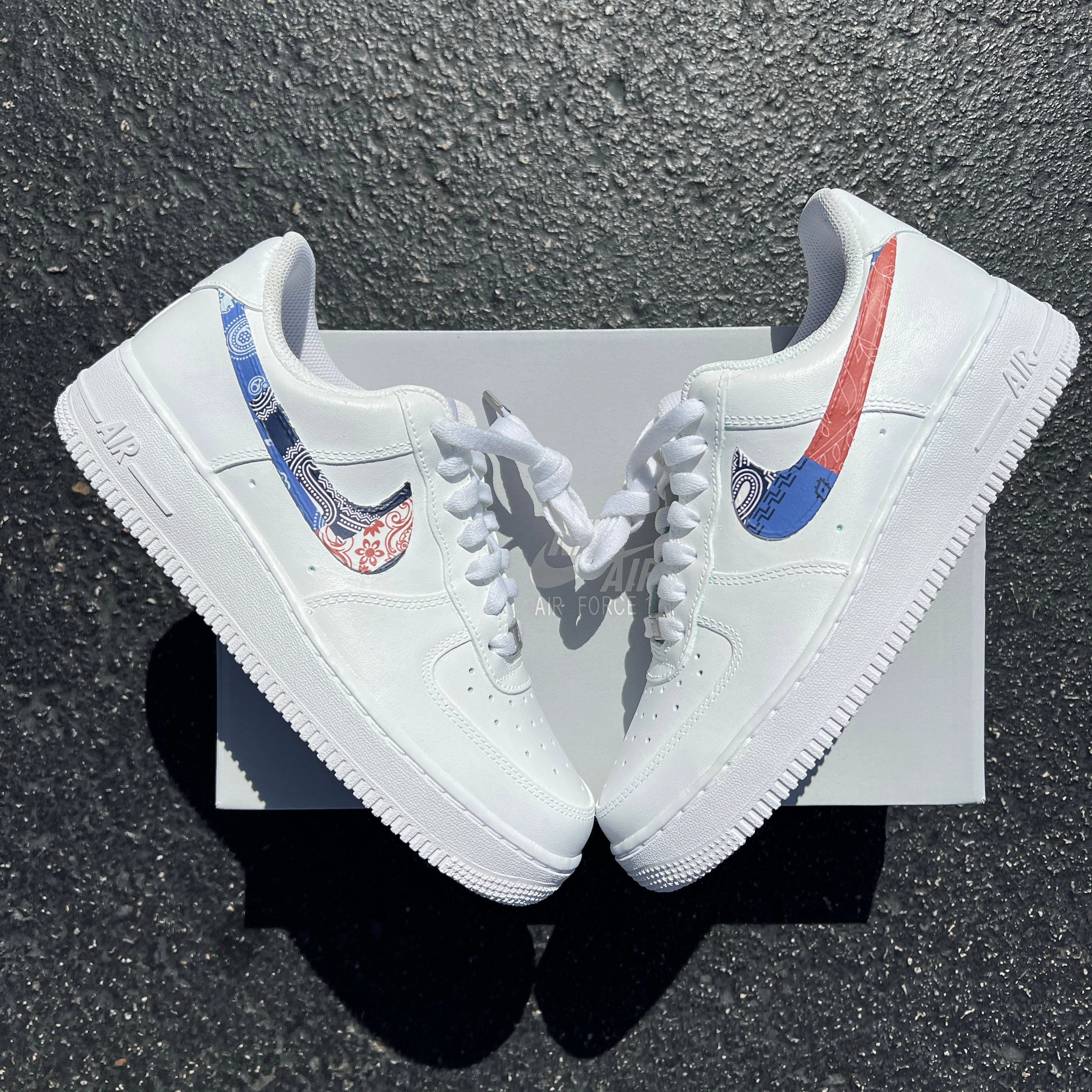 Asics Youth Upcourt Volleyball Shoe Custom Nike Air Force 1 Bandana Patchwork Paisley Print - Custom Nike Shoes