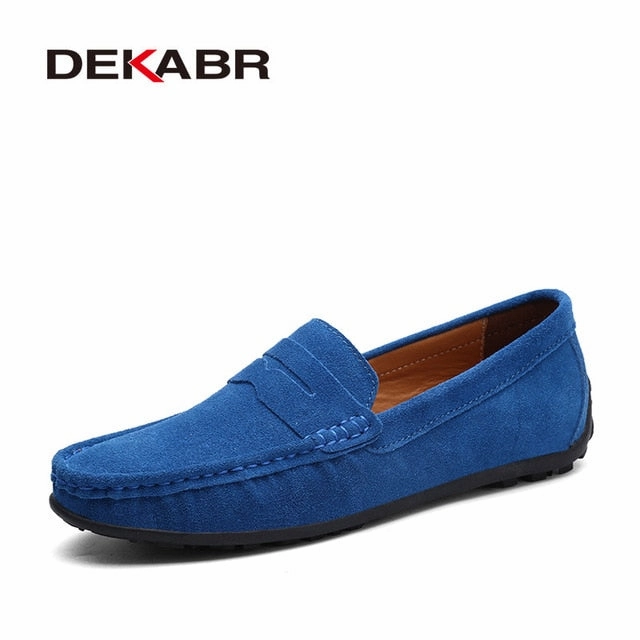 Old Man Loafers DEKABR Brand Fashion Summer Style Soft Moccasins