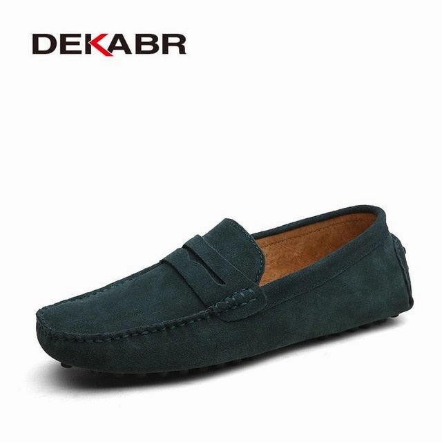 High Heel Penny Loafers DEKABR Brand Fashion Summer Style Soft Moccasins