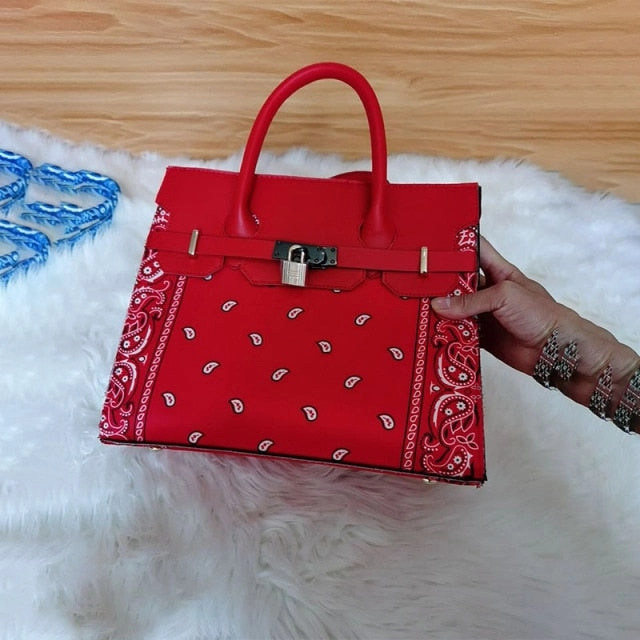 Victorian Slippers NOTORIOUS - OG PRETTY! BAG & THIGH BOOTS SET - Bandana Sandals High-heeled Slides Fashion Luxury Bags Purses Purse Set Woman Shoes High Heels Sexy