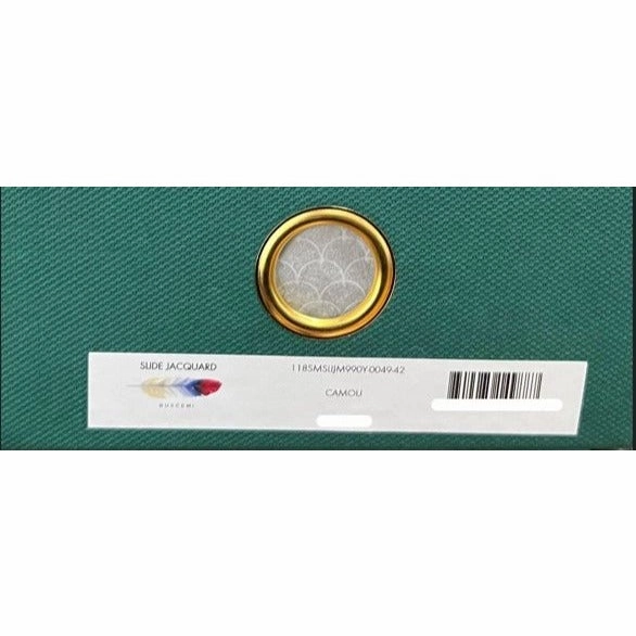 Slide Sandals Buscemi Mens Slide Jacquard Camou Leather Sandals