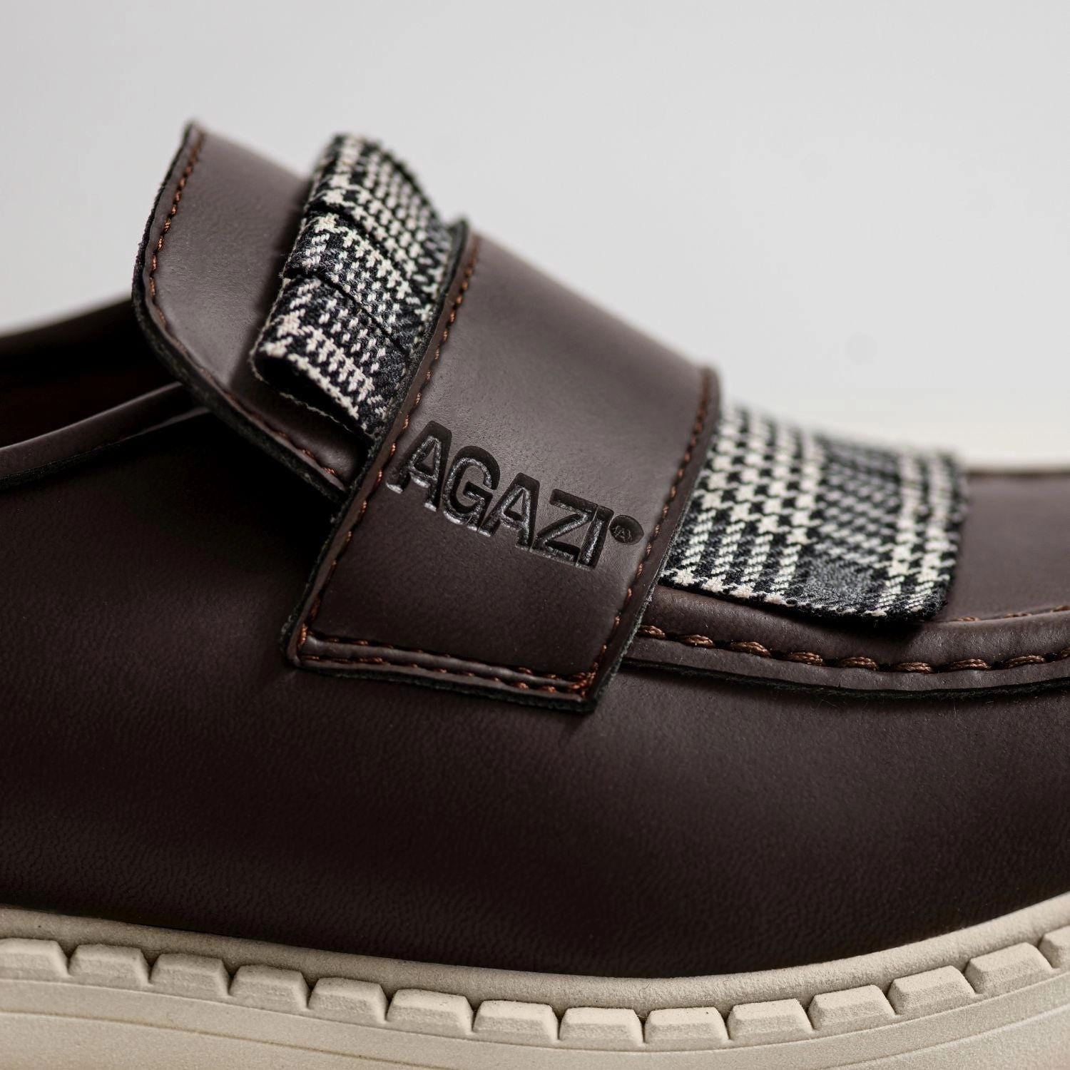 Weejun Penny Loafers Diane Women's 3 in 1 Apple Leather Vegan Loafers | Chocolate & Light Sole