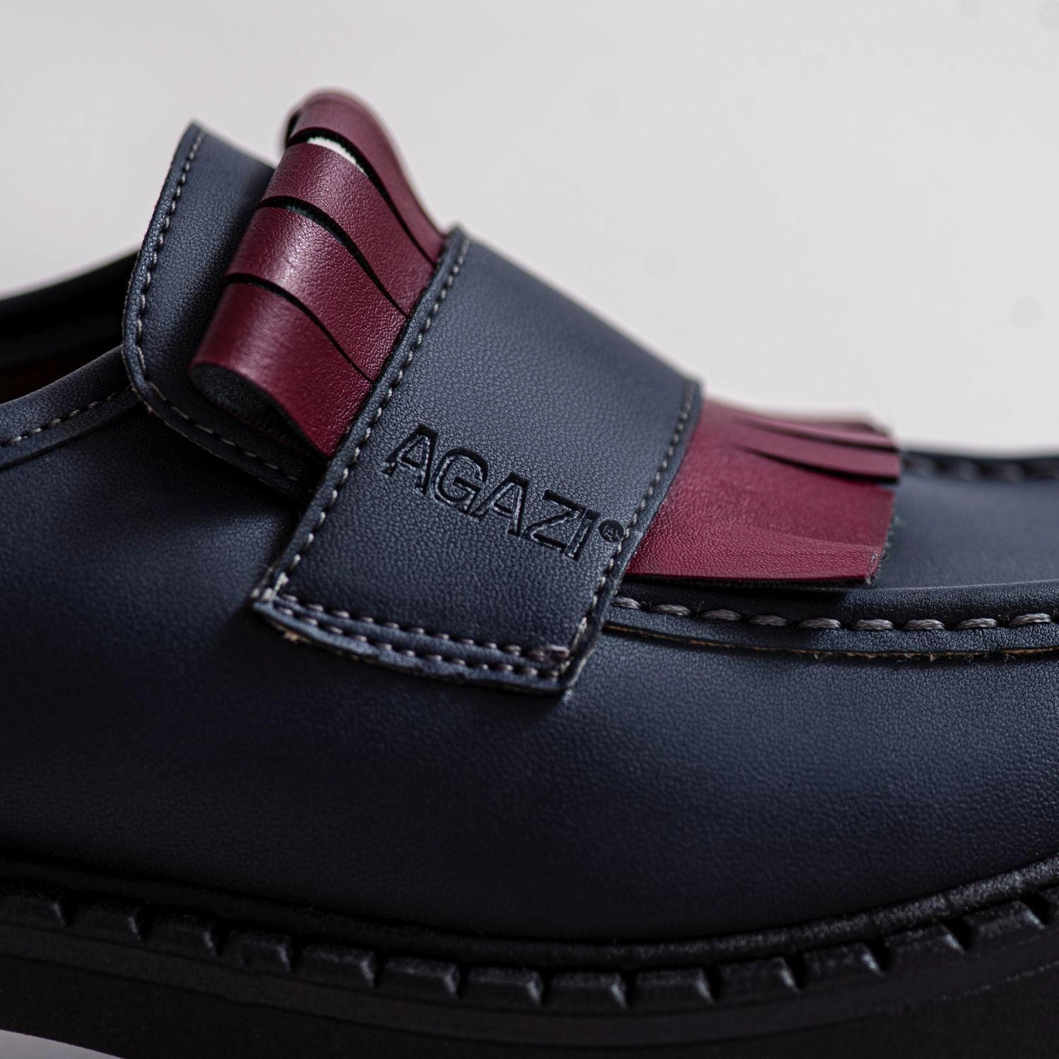 Sincerely Jules Loafers Diane Women's 3 in 1 Corn Leather Vegan Loafers | Navy Blue