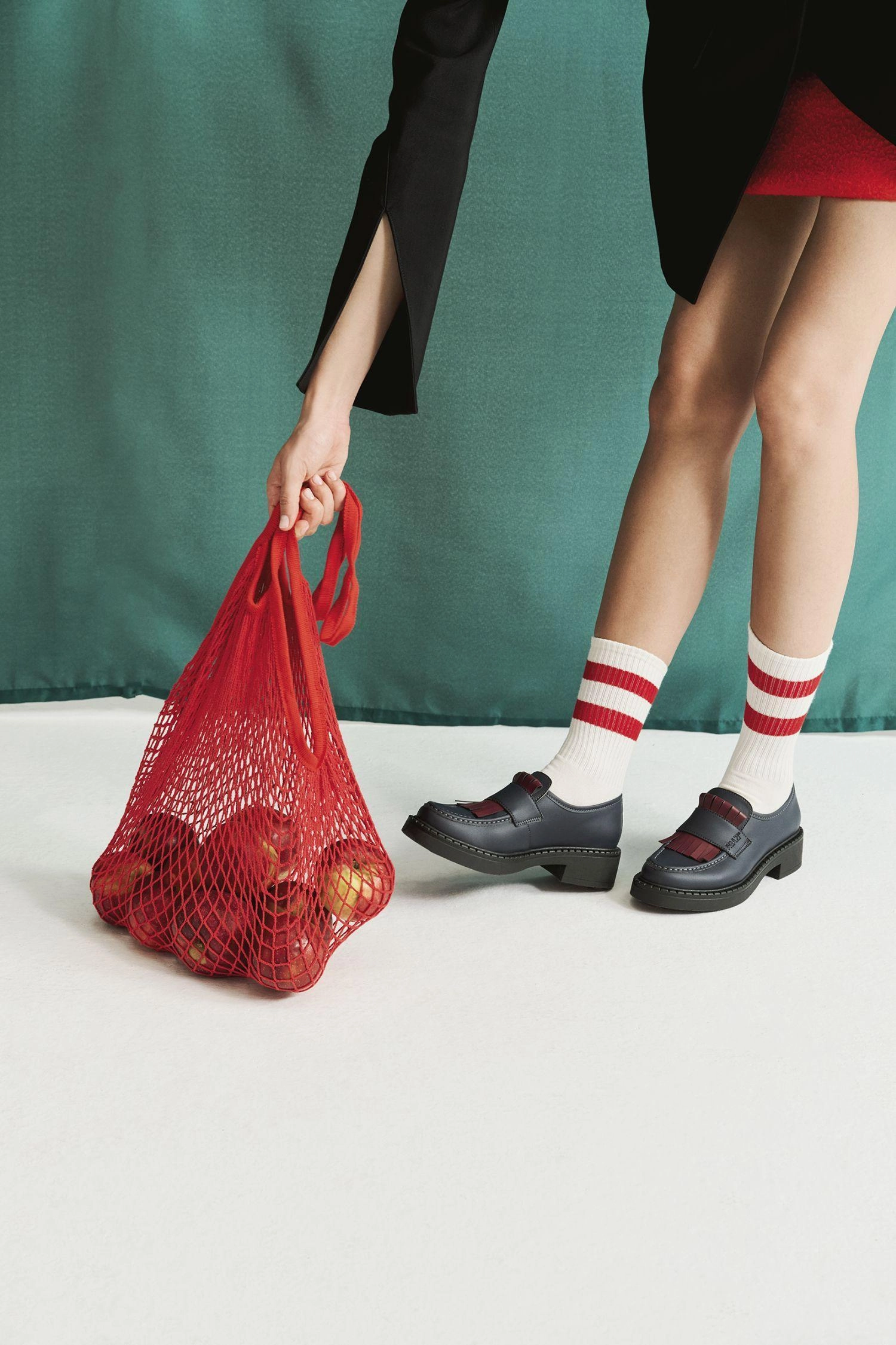 Diane Women's 3 in 1 Corn Leather Vegan Loafers | Navy Blue Loafers Wide Width