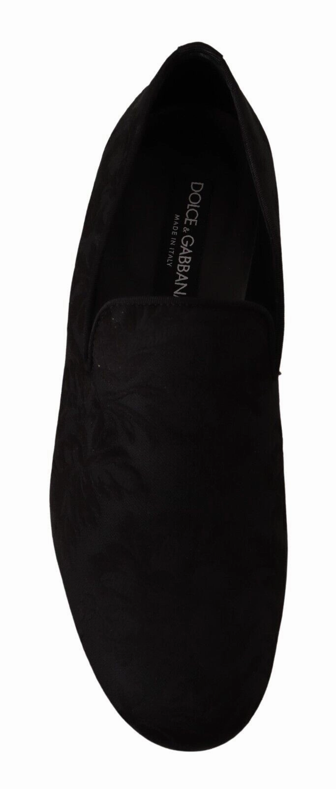 Born Suede Loafers Dolce & Gabbana Black Jacquard Slippers Flats Loafers Shoes