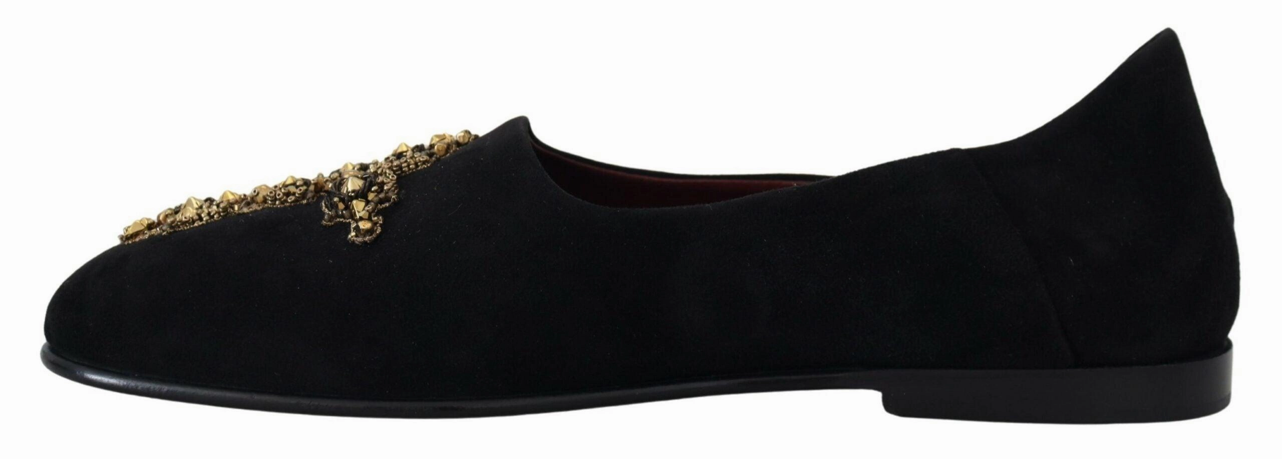 Best Socks For Loafers Dolce & Gabbana Gold Cross Slip On Loafers