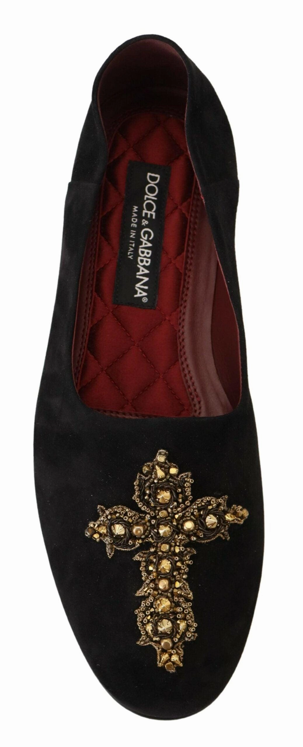 Bass Weejuns Loafers Dolce & Gabbana Gold Cross Slip On Loafers