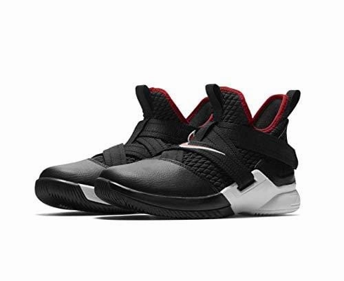 Nike Youth Lebron Soldier XII (GS) AA1352 001 Black/White/Red (5.5 M US Big Kid) Asics Gel-quantum 360 6 Sportstyle Shoes