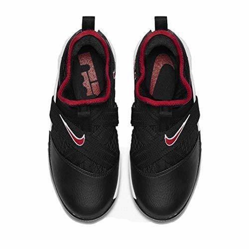 Asics 4mm Drop Shoes Nike Youth Lebron Soldier XII (GS) AA1352 001 Black/White/Red (5.5 M US Big Kid)