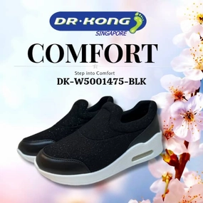 Casual Shoes Online India DR.KONG WOMEN COMFORT CASUAL SHOES DK-W5001475-BLK(RP : $179)