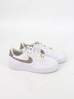 Women's Brand Logo Embroidered Sneakers,White Best Shoes Flat Wide Feet