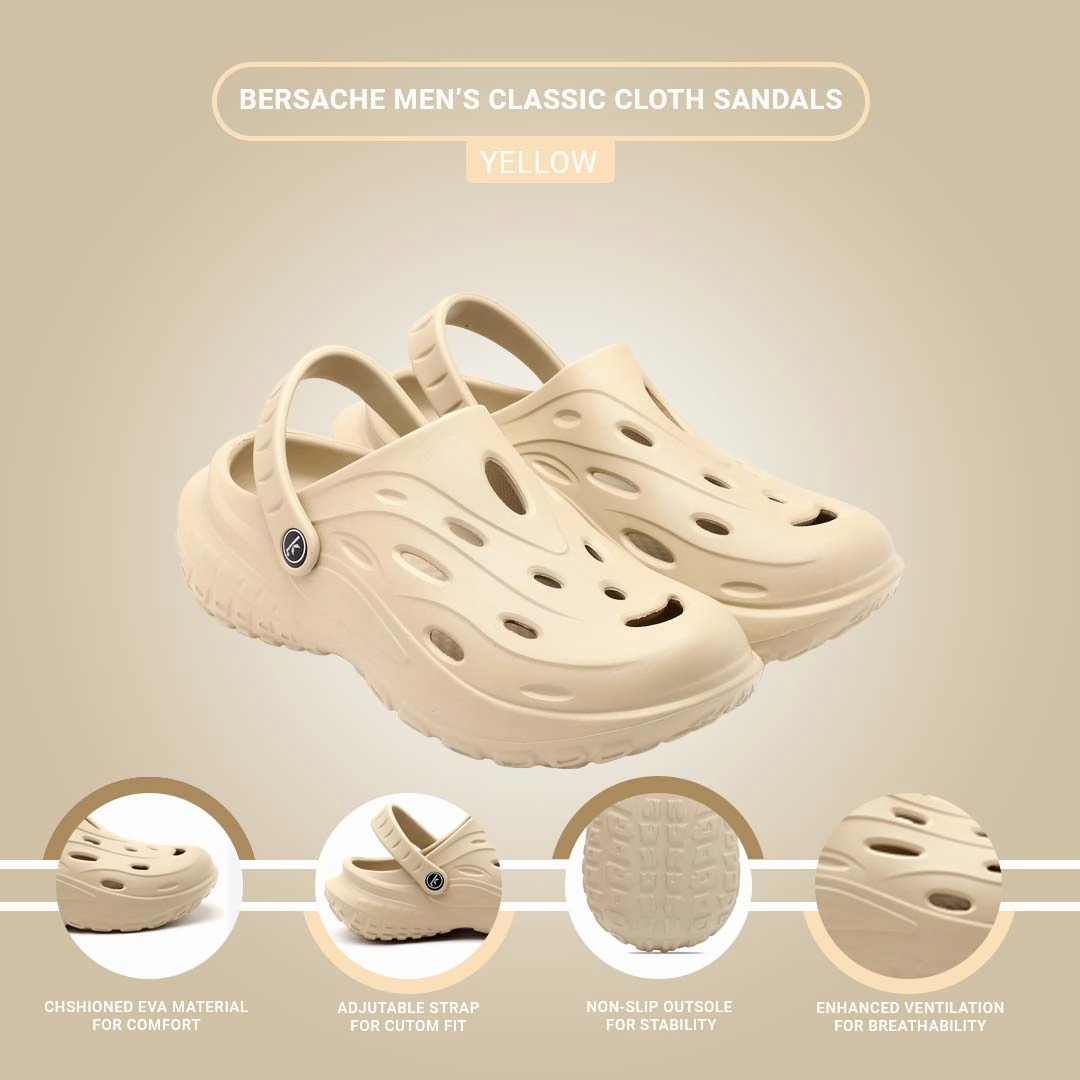 Bunny Slippers Clipart Bersache Extra Soft Classic Casual with  Regular wear with Ultra Soft & Flexibility Technology Clog's for Men's & Boy's (6124-