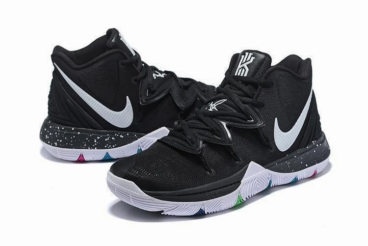 Nike Kyrie 5 Black White Men Basketball Shoes Sale Size US 7-12 Asics Mesh Running Shoes