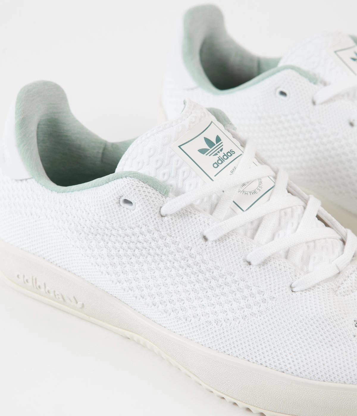Adidas Nora Skate Shoe Adidas Puig Primeknit Primeblue Shoes - FTWR White / Hazy Emerald / Hazy Green