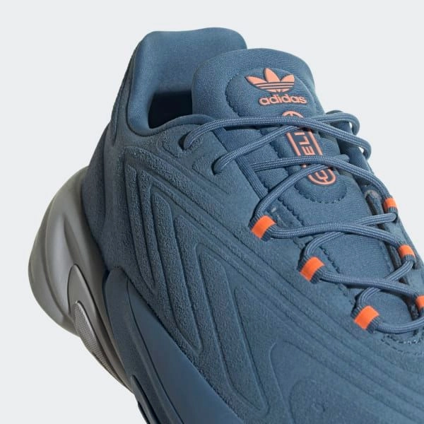 Adidas Men's Ozelia Shoes - Altered Blue / Light Solid Grey / Beam Orange Adidas Gazelle Indoor Casual Shoes