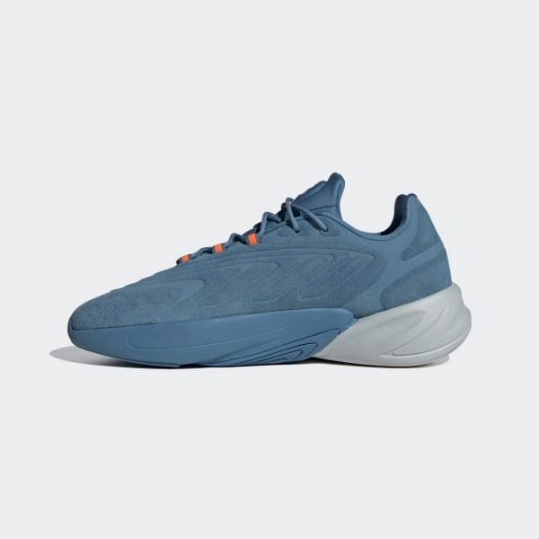 Adidas Men's Ozelia Shoes - Altered Blue / Light Solid Grey / Beam Orange Adidas The Gravel Shoe