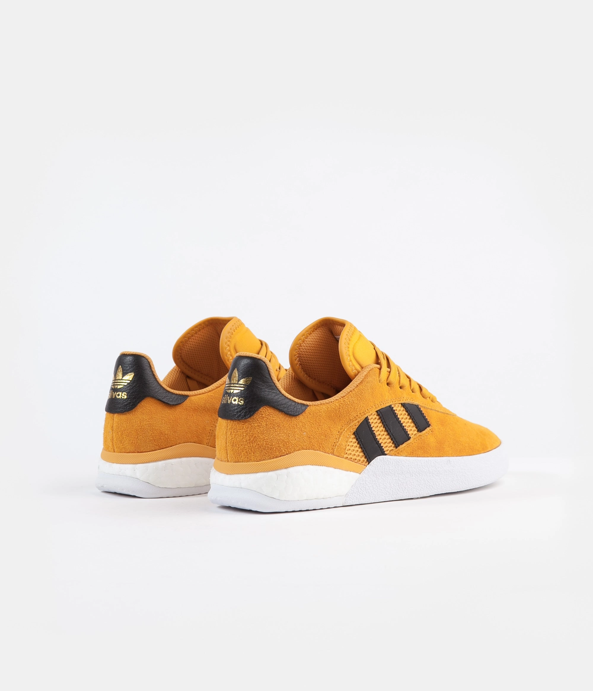 Adidas 3ST.004 'Miles Silvas' Shoes - Yellow / Core Black / Gold Metallic Adidas Running Sports Shoes