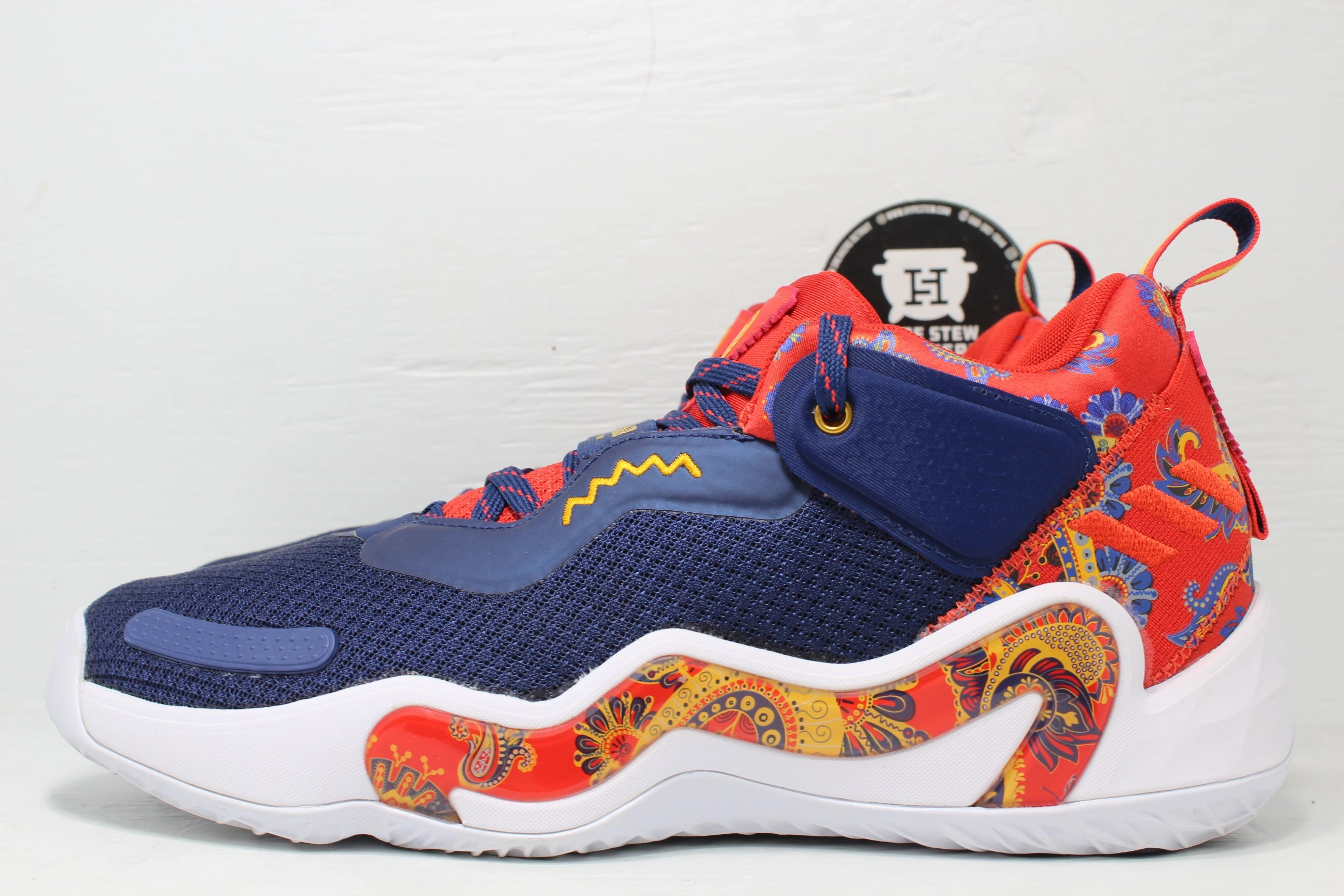 Adidas Cheer Shoe Adidas D.O.N. Issue #3 Bel-Air Athletics Dark Blue