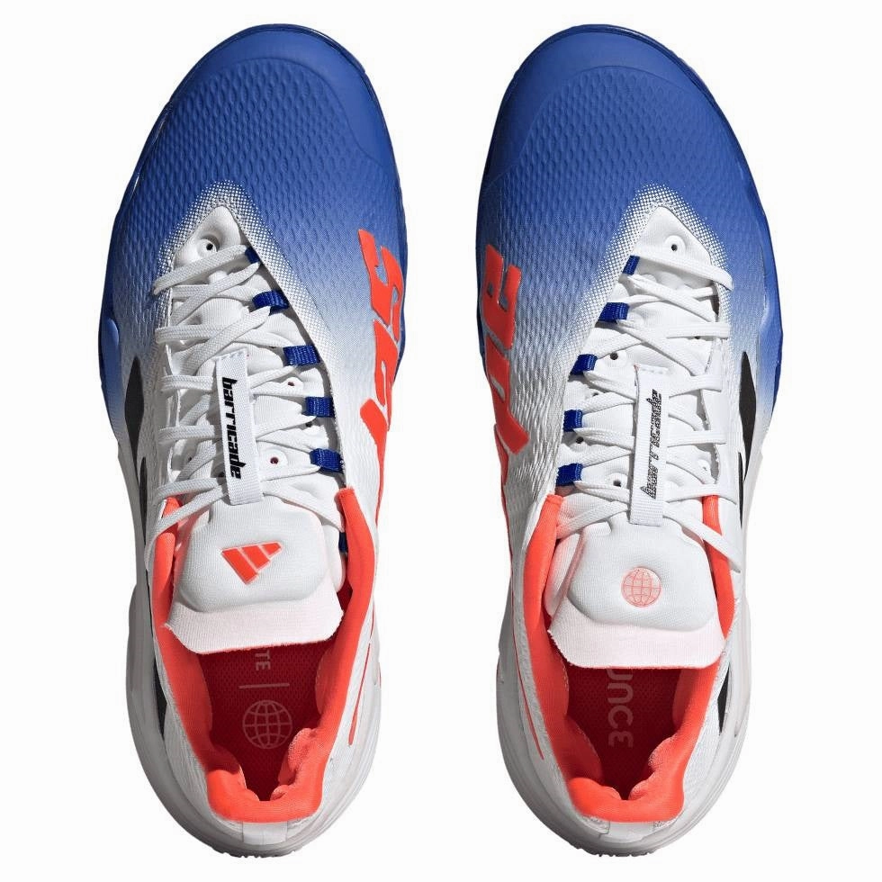 Adidas Cycling Shoes adidas Barricade Men's Tennis Shoe (Blue/Black)