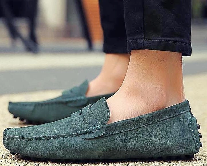 Champs Casual Shoes Style Soft Moccasins Men Loafers High Genuine Leather Shoes Men Flats Gommino Driving Shoes