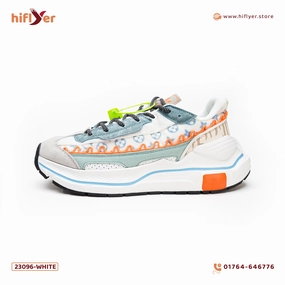 Qc Cloud Sneakers 23096 White Sneaker Men Fashion Korean Style Shoes Comfortable Skateboarding Sneakers Lace Up Shoes