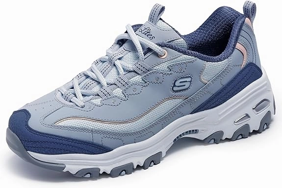 Skechers Women's D'Lites-Popular Vote Sneaker Best Sneakers For Travel
