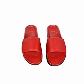 Joomra Slippers Buscemi Men's Classic Slide Guts Leather Sandals