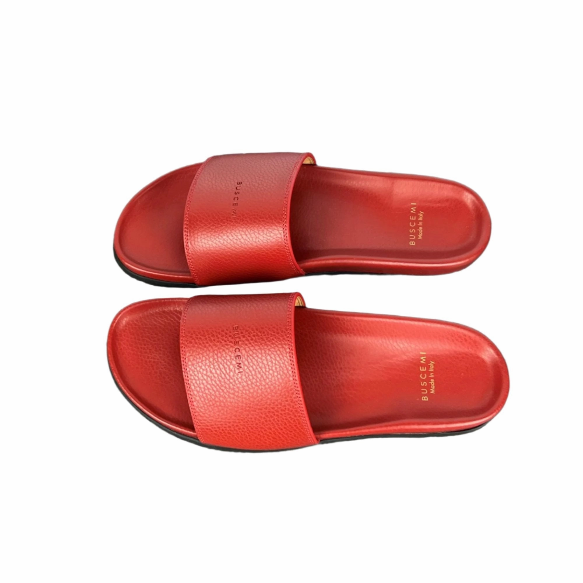 Gabby Dollhouse Slippers Buscemi Men's Classic Slide Guts Leather Sandals