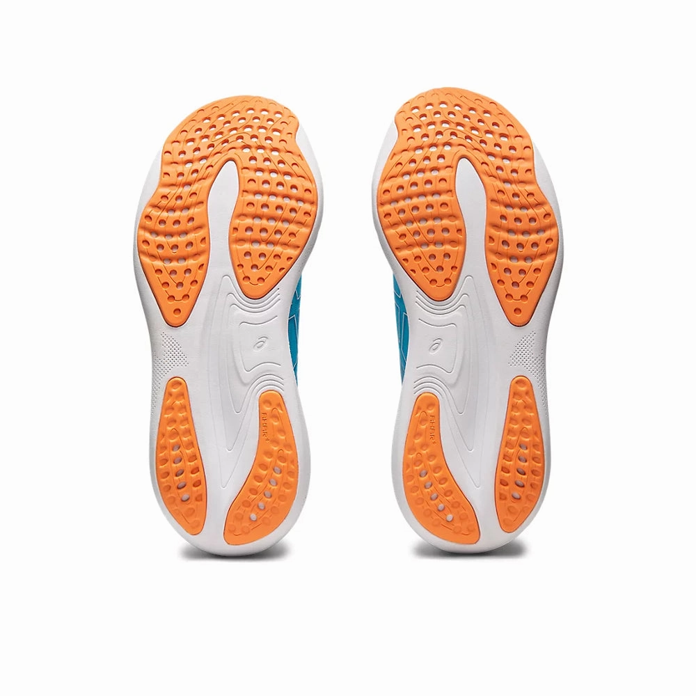 Asics Shoes Volleyball ASICS GEL-NIMBUS 25 (M) - (ISLAND BLUE/ SUN PEACH) RUNNING SHOES