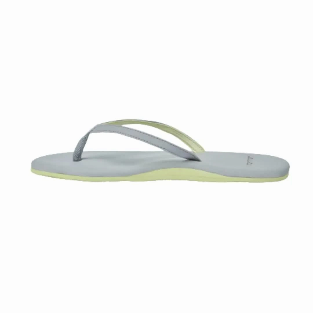 Gold Leather Flip Flops Hari Mari Women's Meadows Sage Cloud Size 6 Arch Support Flip Flops