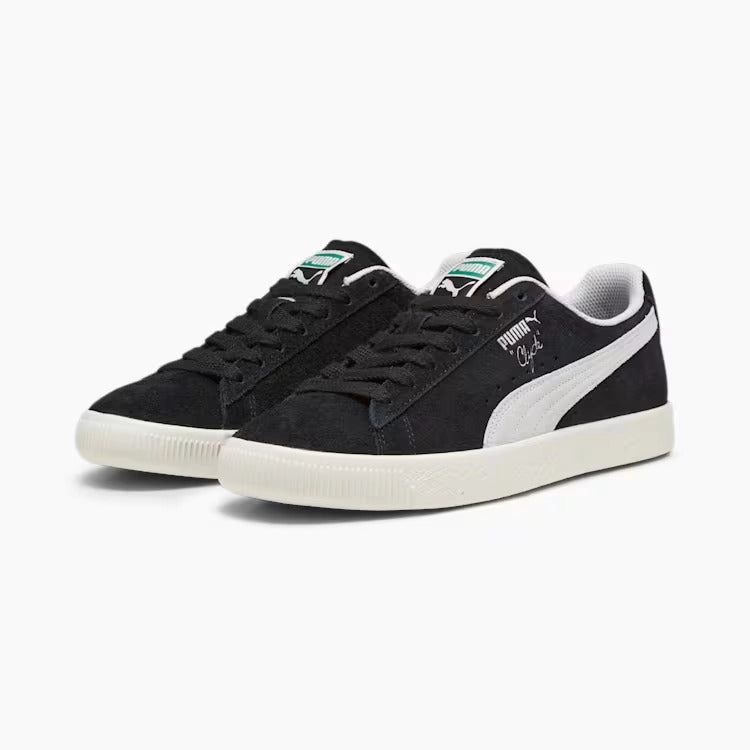Puma Trapstar Shoes Puma Clyde Hairy Suede Black/Frosted Ivory