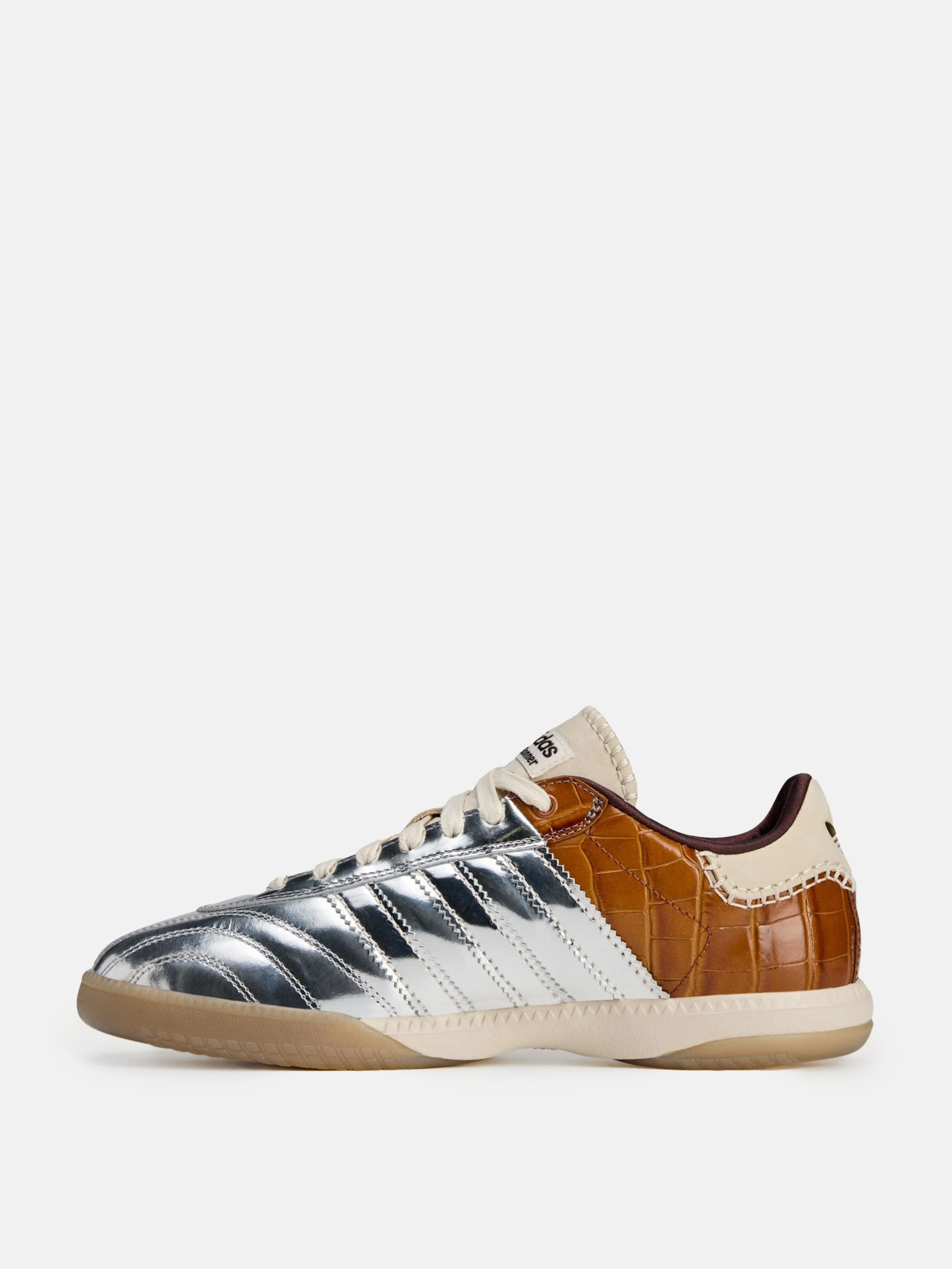 Adidas Sonoma Shoes Adidas x Wales Bonner Samba Metallic - Silver Metallic/Silver Metallic/Easy Yellow