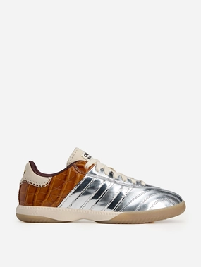 Adidas x Wales Bonner Samba Metallic - Silver Metallic/Silver Metallic/Easy Yellow Kobe Bryant Adidas Shoes 1996
