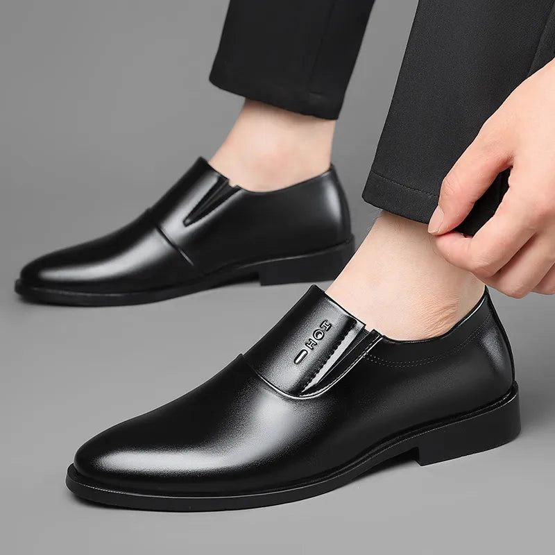 Loafers Lyrics New Men's Business Formal Leather Shoes