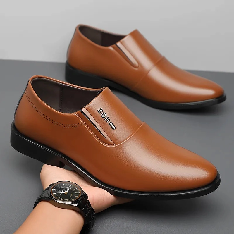 Intentionally Blank Loafers New Men's Business Formal Leather Shoes