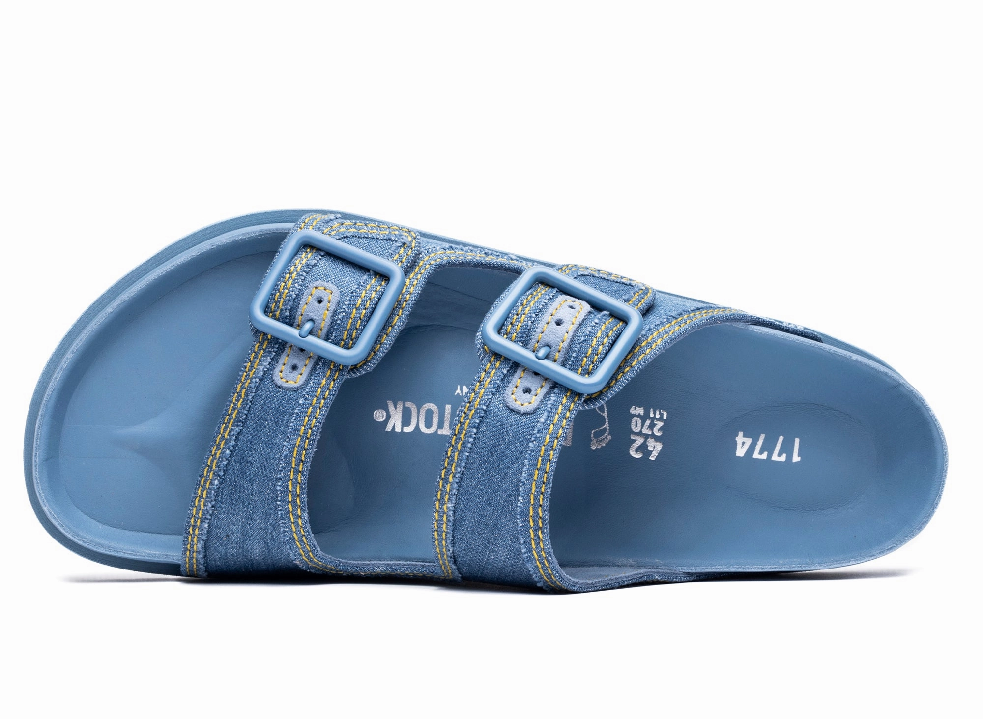 Birkenstock Arizona Stone Washed Denim 1774 'Faded Denim' Dannto Sport Hiking Sandals 5.5