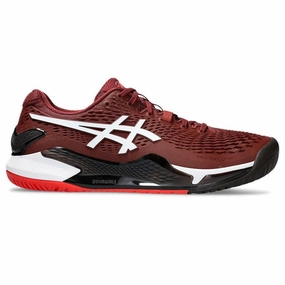 ASICS GEL-RESOLUTION 9 (ANTIQUE RED/WHITE) Onitsuka Tiger Shoes Asics