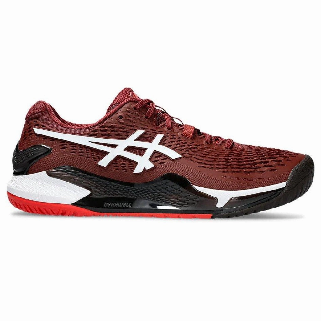 Best Casual Asics Shoes ASICS GEL-RESOLUTION 9 (ANTIQUE RED/WHITE)