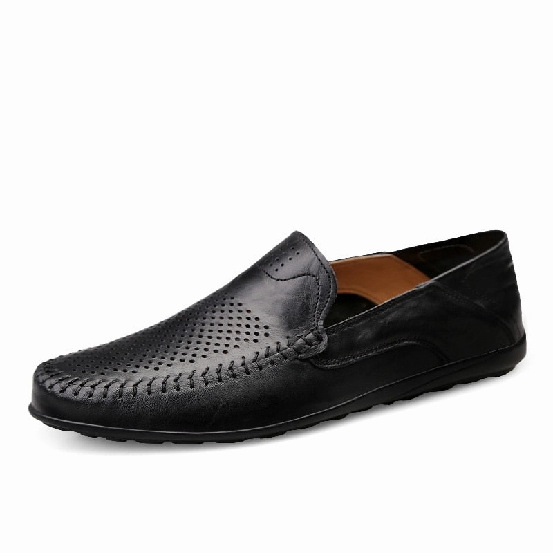 Genuine Leather Hand Tailored Moccasins Shoes for Men Loafers Wexford