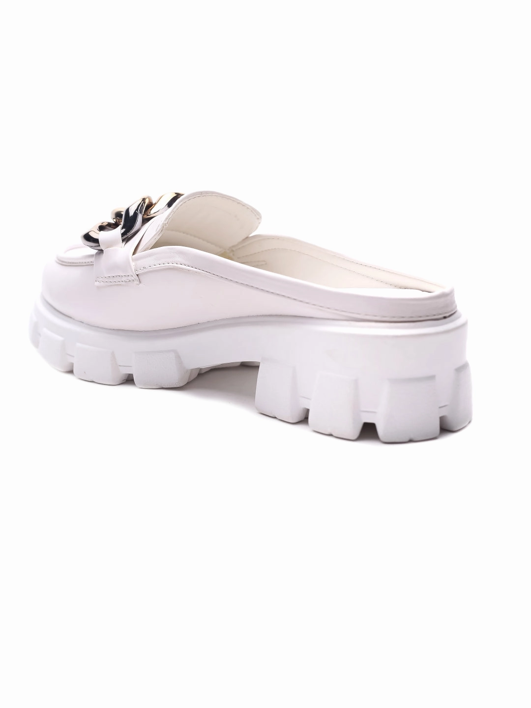 Brauch White Embellished Slip-on Loafer Shoe Loafers Route 40