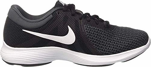 Nike Women's WMNS Revolution 4 Black/White Shoes-7 UK (41 EU) (9.5 US) (908999-1) Tracefinder Trail Running Shoes