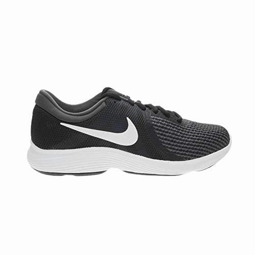 Running Shoes Without Laces Nike Women's WMNS Revolution 4 Black/White Shoes-7 UK (41 EU) (9.5 US) (908999-1)