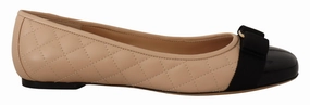 Sport Shoes Flat Salvatore Ferragamo Elegant Quilted Leather Flats - Chic Dual-Tone Design