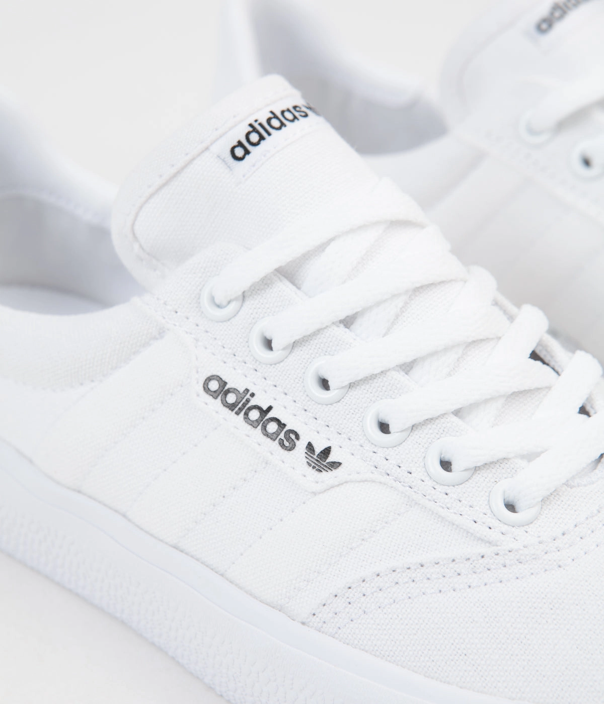 Adidas 3MC Shoes - White / White / Gold Metallic Adidas Shoes Without Laces