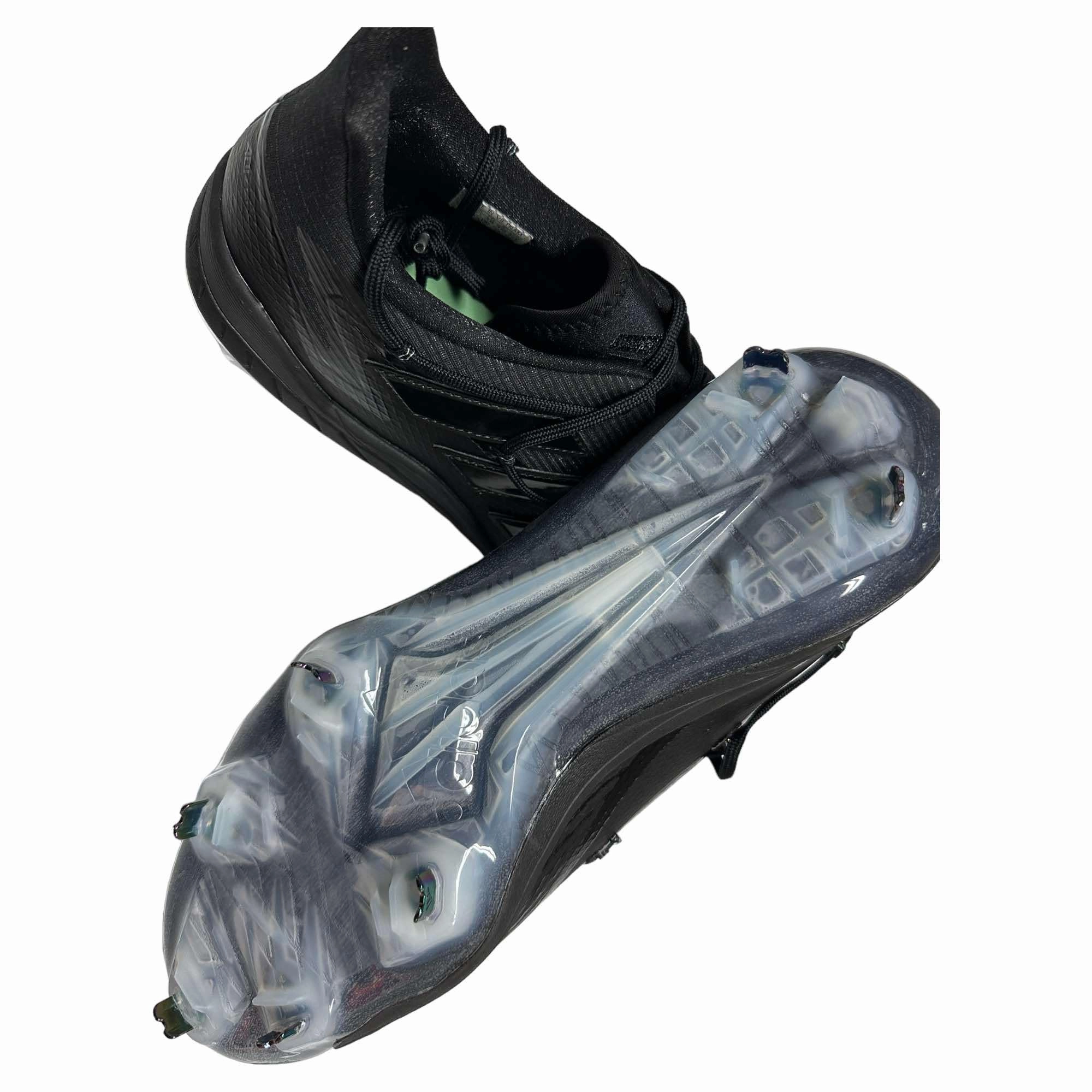 Adidas Men's Adizero Afterburner8 Baseball Cleats Spikes Shoes Black Iridescent #GX2806 - Size Men's 13 Discount Adidas Shoes