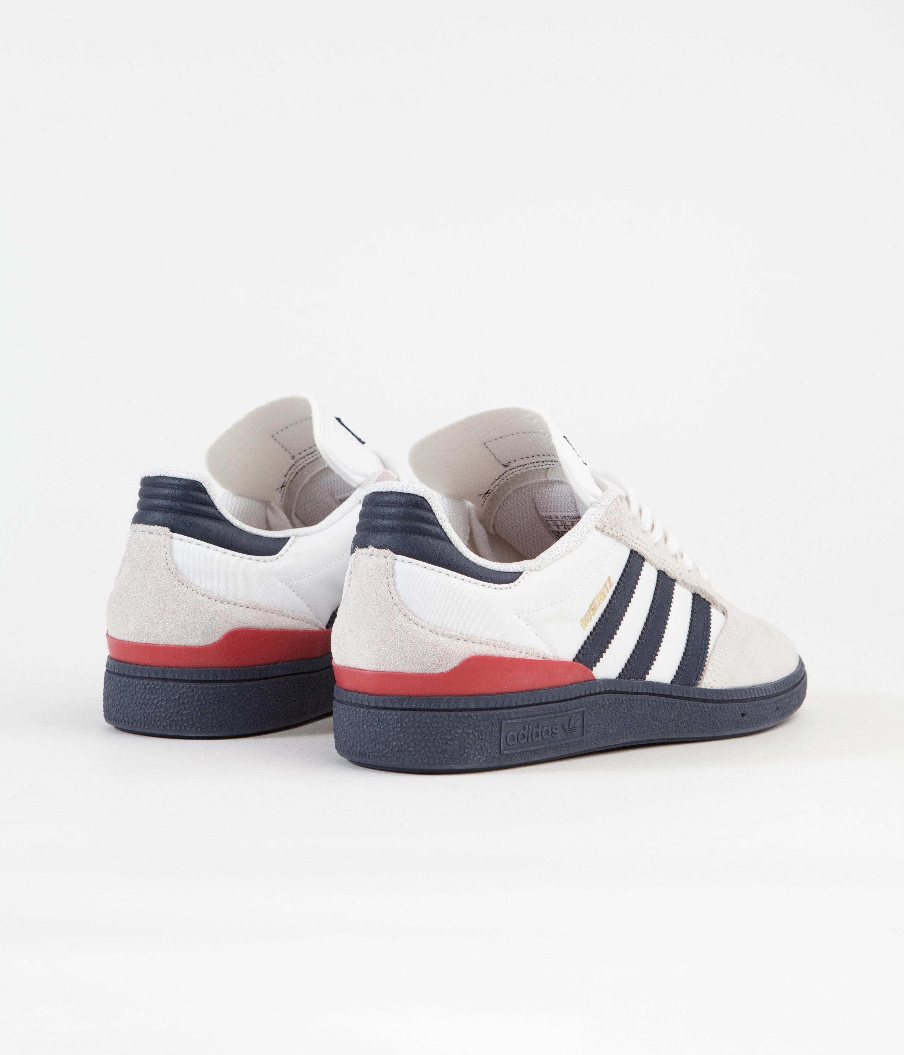 Adidas Busenitz Shoes - FTWR White / Collegiate Navy / Shadow Navy Adidas Trek Shoes